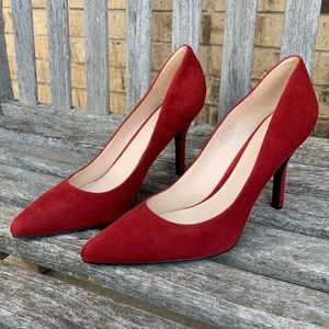 Nine West Shimmer Leather Pump